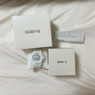 ベビージー(Baby-G)のbaby-g 白腕時計(腕時計)