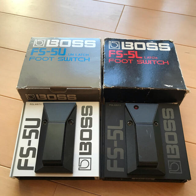 BOSS(ボス)のBOSS FS-5L/FS-5U フットスイッチ 2個セット 楽器のレコーディング/PA機器(エフェクター)の商品写真