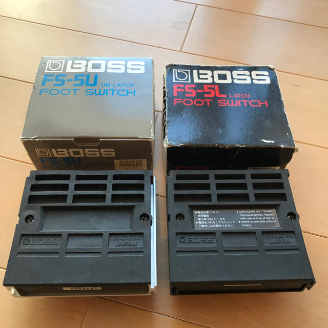 BOSS(ボス)のBOSS FS-5L/FS-5U フットスイッチ 2個セット 楽器のレコーディング/PA機器(エフェクター)の商品写真