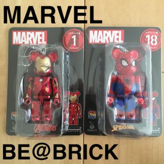 マーベル(MARVEL)の☆Happyくじ☆MARVEL☆BE@BRICK☆100%☆(フィギュア)