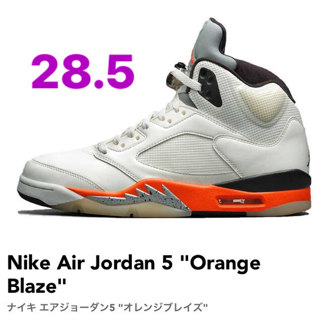 NIKE(ナイキ)のNike Air Jordan 5 "Orange Blaze" メンズの靴/シューズ(スニーカー)の商品写真