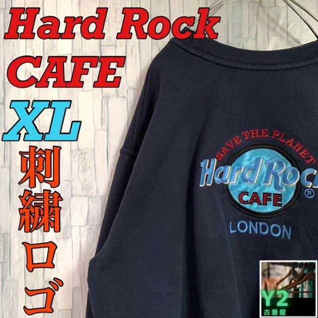 日本からも購入 ハードロックカフェ スウェット トレーナー刺繍 スウェット