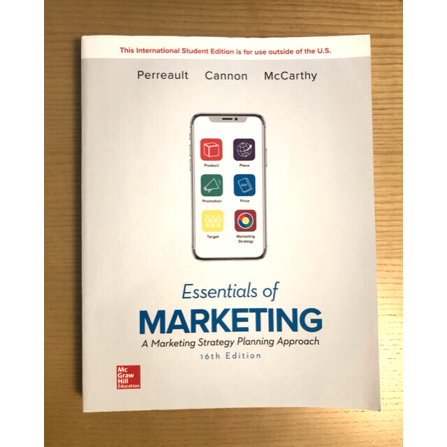 ISE Essentials of Marketing 16th Edition