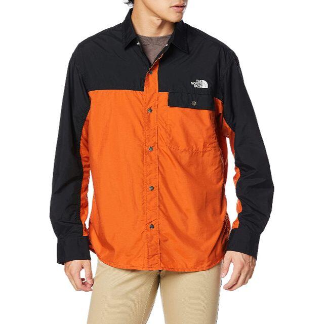 THE NORTH FACE(ザノースフェイス)の[ザノースフェイス] シャツ ロングスリーブヌプシシャツ ペルシャンオレンジ メンズのトップス(シャツ)の商品写真