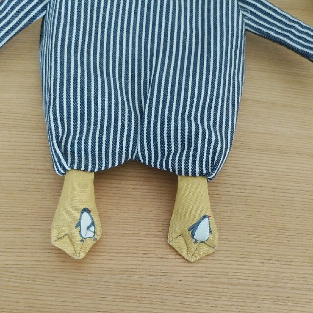 ペンギンの巾着袋 ペンギン着 ハンドメイドの通販 by うさこ's ペンギンの巾着袋 ペンギン着 ハンドメイドの通販 by うさこ's