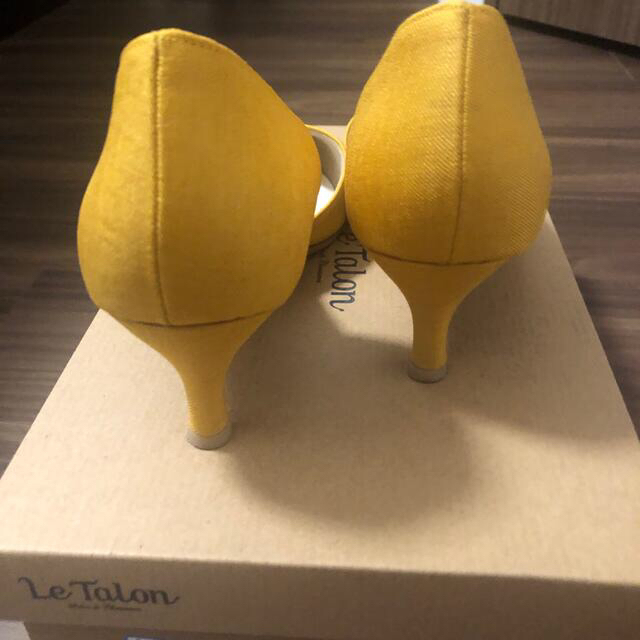 Le Talon(ルタロン)の美品❣️ルタロンマスタードカラーパンプス レディースの靴/シューズ(ハイヒール/パンプス)の商品写真