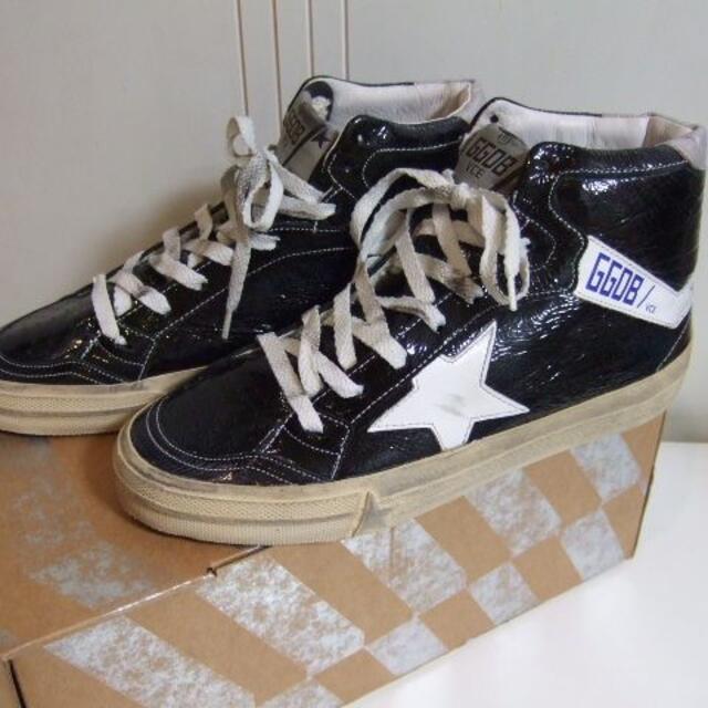 GOLDEN GOOSE(ゴールデングース)の新品　ゴールデングース　ハイカット　エナメルレザー　３６　23㎝ レディースの靴/シューズ(スニーカー)の商品写真