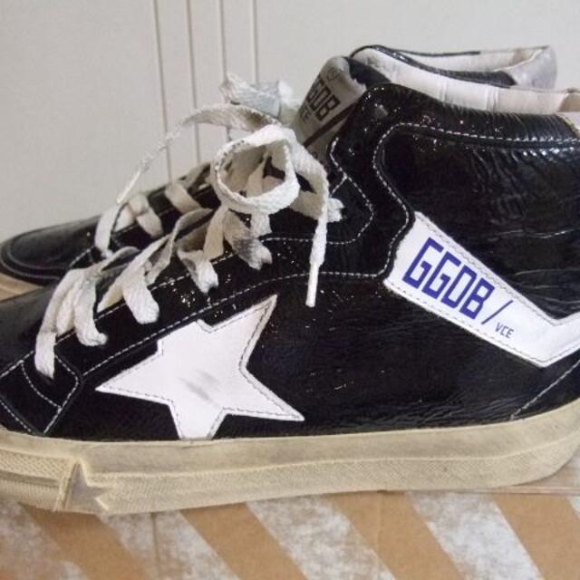 GOLDEN GOOSE(ゴールデングース)の新品　ゴールデングース　ハイカット　エナメルレザー　３６　23㎝ レディースの靴/シューズ(スニーカー)の商品写真