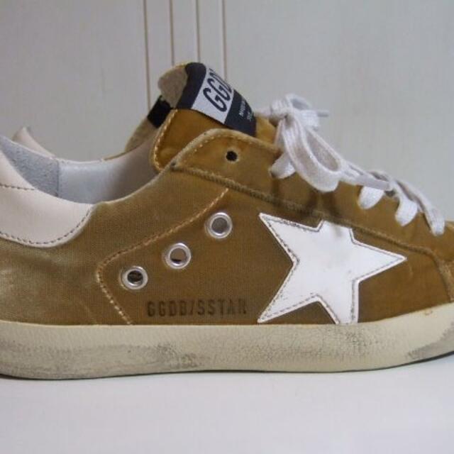 GOLDEN GOOSE(ゴールデングース)のゴールデングース　スニーカー　ベロア素材　３６（小さめ） レディースの靴/シューズ(スニーカー)の商品写真