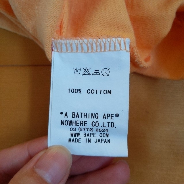 A BATHING APE(アベイシングエイプ)のアベイシングエイプ　エイプ　Tシャツ メンズのトップス(Tシャツ/カットソー(半袖/袖なし))の商品写真