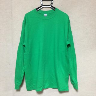 ギルタン(GILDAN)の新品 GILDAN ギルダン 長袖ロンT アイリッシュグリーン 緑 M(Tシャツ/カットソー(七分/長袖))