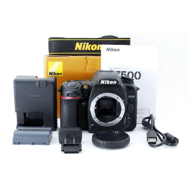 【ほぼ新品】ニコン Nikon D7500 ボディ《ショット数なんと35回！》