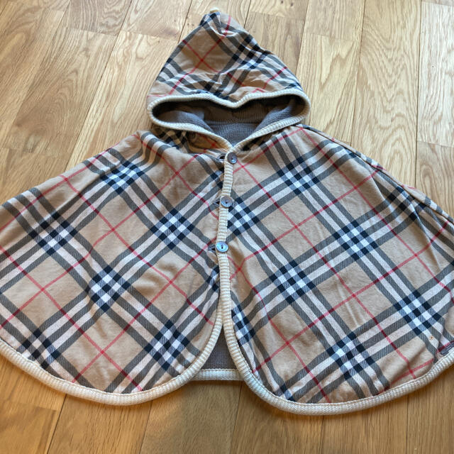 BURBERRY(バーバリー)のバーバリー　ポンチョ キッズ/ベビー/マタニティのベビー服(~85cm)(ジャケット/コート)の商品写真