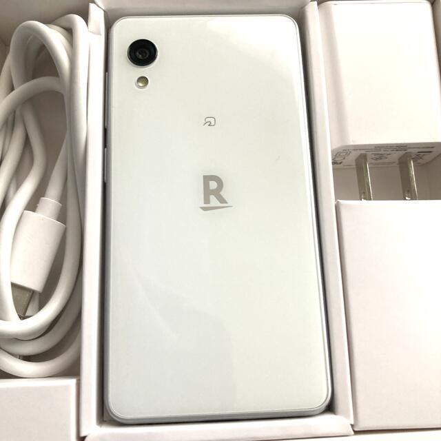 Rakuten(ラクテン)の楽天ミニ　Rakuten mini  ホワイト C330 スマホ/家電/カメラのスマートフォン/携帯電話(スマートフォン本体)の商品写真