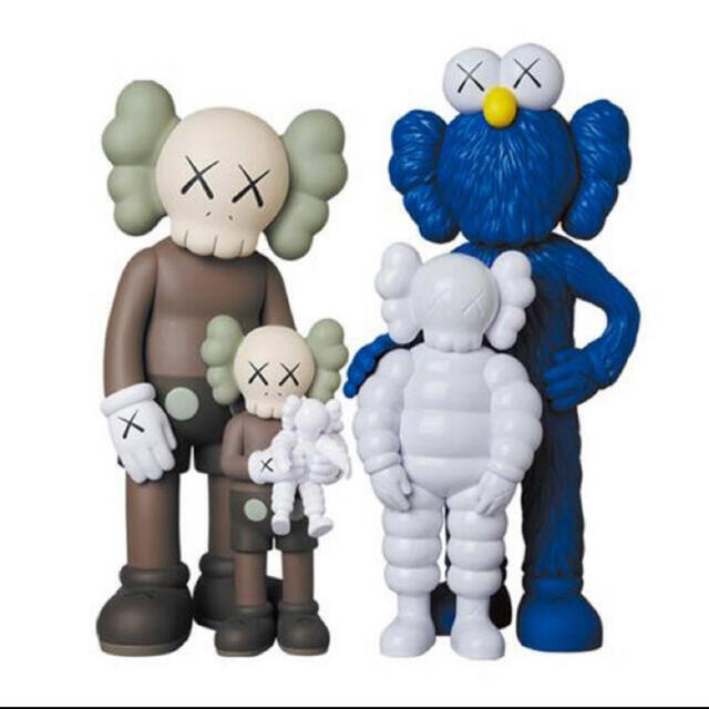 MEDICOM TOY(メディコムトイ)のKAWS FAMILY BROWN/BLUE/WHITE  ハンドメイドのおもちゃ(フィギュア)の商品写真