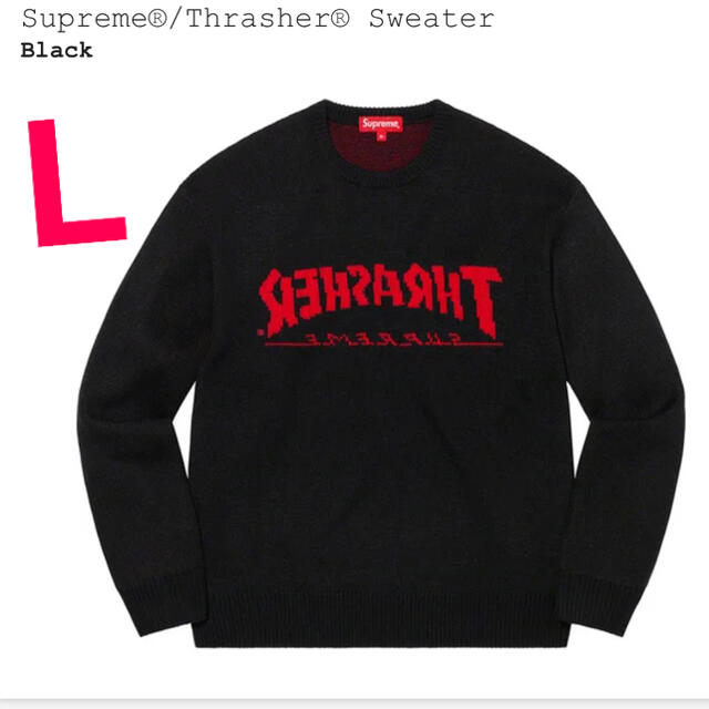 Supreme®/Thrasher® Sweater Black Large