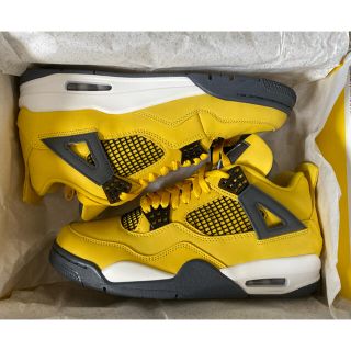 ナイキ(NIKE)の27.5cm NIKE AIR JORDAN 4 "TOUR YELLOW" (スニーカー)