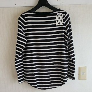 アンティカ(antiqua)の   antiqua アンティカ  ボーダーコットンロンT カットソー(Tシャツ(長袖/七分))