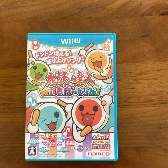 Wii U(ウィーユー)のケースのみ 太鼓の達人 Wii U ば～じょん Wii U エンタメ/ホビーのゲームソフト/ゲーム機本体(家庭用ゲームソフト)の商品写真