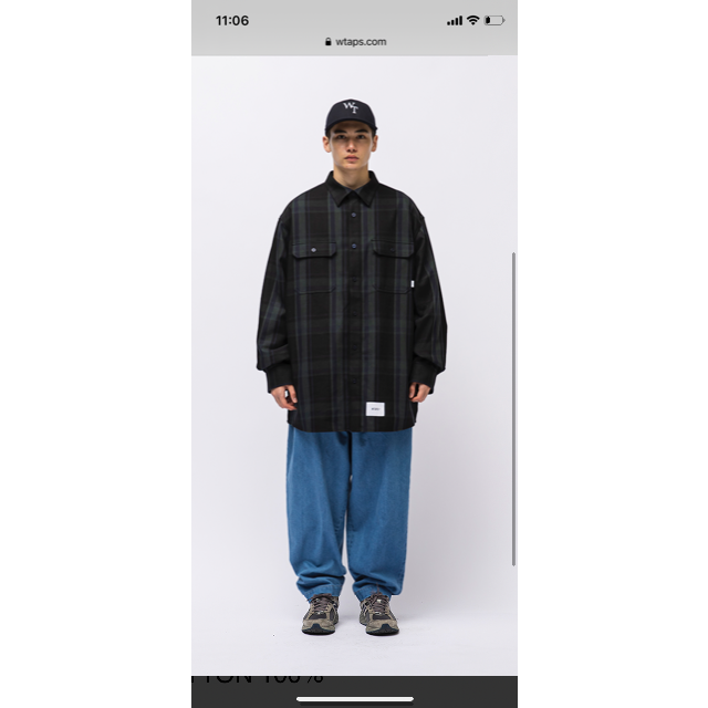 W)taps(ダブルタップス)の21AW WTAPS DECK LS COTTN FLANNEL M メンズのトップス(シャツ)の商品写真