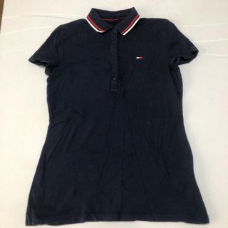 トミーヒルフィガー(TOMMY HILFIGER)のトミーフィルガー☆ポロシャツ(レディース)ネイビー(ポロシャツ)