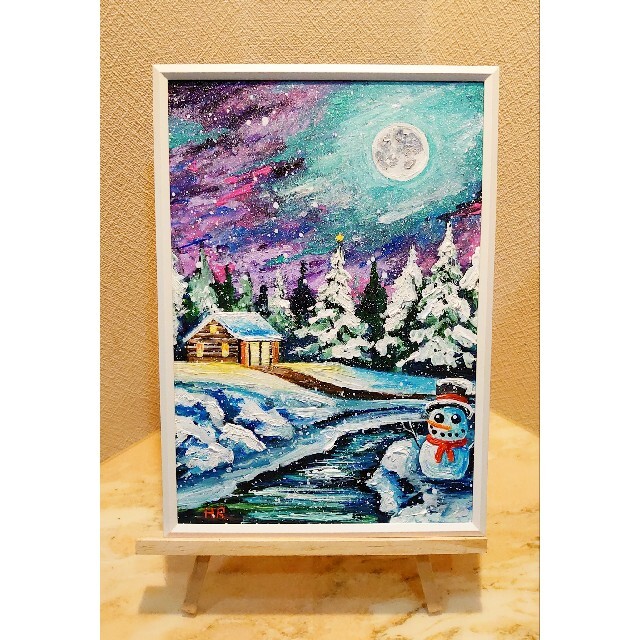 楽ギフ のし宛書 油絵 クリスマス夜に 絵画 タペストリー L S Co Jp