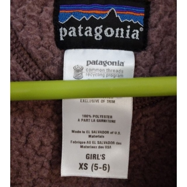 Patagonia Girl's フリース コート ミドル丈 パタゴニア 女の子 - コート