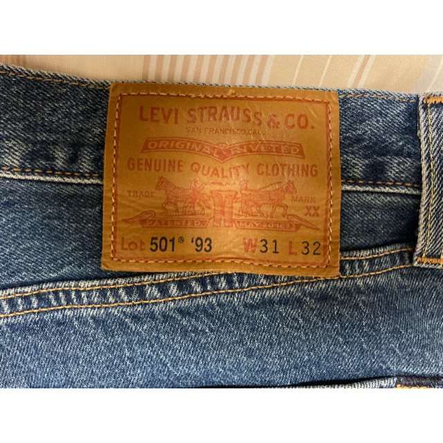 Levi's(リーバイス)のリーバイス 501 '93復刻版 W31 デニム ジーンズ メンズのパンツ(デニム/ジーンズ)の商品写真