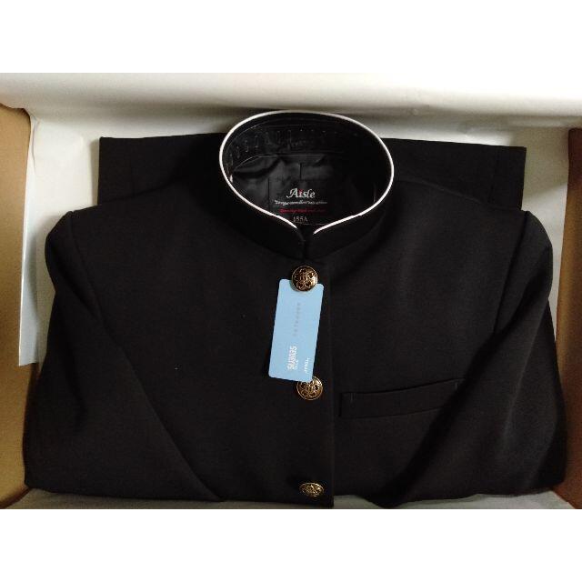 東レ(トウレ)の学ラン上着155Aラウンドカラー全国標準学生服日本製東レ超黒ポリエステル100% メンズのジャケット/アウター(その他)の商品写真