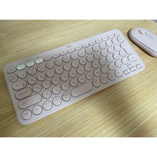 ロジクール  bluetooth キーボード　ピンク(PC周辺機器)