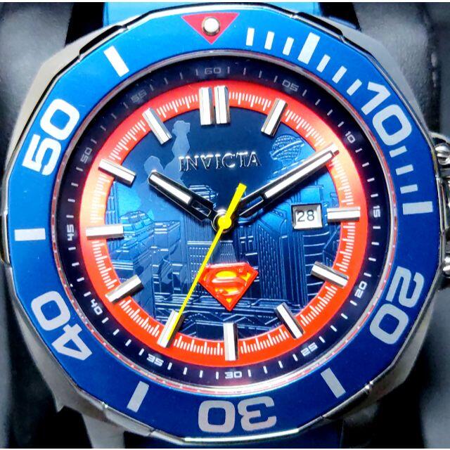 INVICTA(インビクタ)の$695 インビクタ 高級腕時計 SUPER-MAN スーパーマン ブルー メンズの時計(腕時計(アナログ))の商品写真