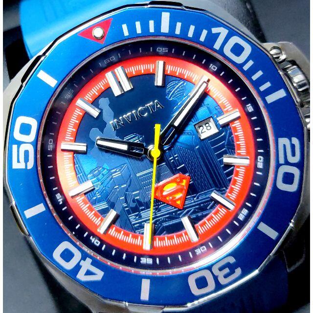 INVICTA(インビクタ)の$695 インビクタ 高級腕時計 SUPER-MAN スーパーマン ブルー メンズの時計(腕時計(アナログ))の商品写真