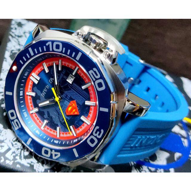 INVICTA(インビクタ)の$695 インビクタ 高級腕時計 SUPER-MAN スーパーマン ブルー メンズの時計(腕時計(アナログ))の商品写真