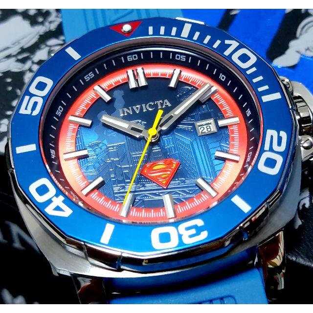 INVICTA(インビクタ)の$695 インビクタ 高級腕時計 SUPER-MAN スーパーマン ブルー メンズの時計(腕時計(アナログ))の商品写真