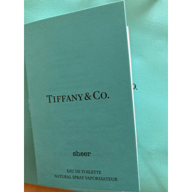 Tiffany & Co.(ティファニー)のティファニー　sheer シアー　オードトワレ　1.2ml  香水 ミニサンプル コスメ/美容の香水(香水(女性用))の商品写真