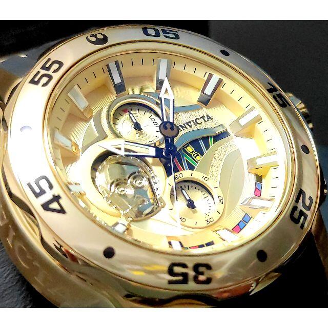 INVICTA(インビクタ)の$895 インビクタ 高級腕時計 スターウォーズ C-3PO ゴールド 激レア！ メンズの時計(腕時計(アナログ))の商品写真