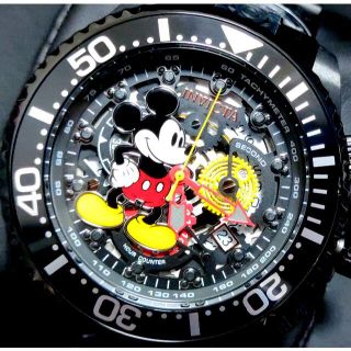 インビクタ(INVICTA)の$1395 インビクタ グランドダイバー DISNEY ミッキー ブラック 限定(腕時計(アナログ))