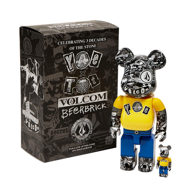 MEDICOM TOY(メディコムトイ)のBE@RBRICK volcom 400%100% セット　新品未開封 エンタメ/ホビーのフィギュア(その他)の商品写真