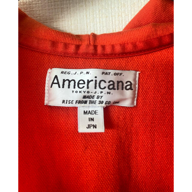 UNITED ARROWS(ユナイテッドアローズ)のAmericanaアメリカーナ　ロゴパーカー  美品 レディースのトップス(パーカー)の商品写真