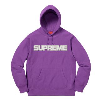 シュプリーム(Supreme)のsupreme leather hooded sweatshirt L(パーカー)