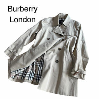 バーバリー(BURBERRY)のBurberry London トレンチコート　ミドル　チェック(トレンチコート)
