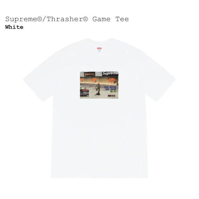 Supreme Thrasher game tee White XL