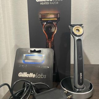 ジレ(gilet)のジレット Gillette Labs ヒーテッドレーザー 髭剃り 替刃付き(カミソリ)