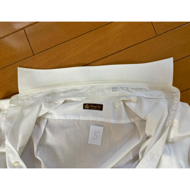 メンズ ビジネスシャツ 中古 白YシャツLサイズ⑤ メンズのトップス(シャツ)の商品写真
