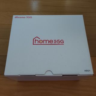 エヌティティドコモ(NTTdocomo)の値下げ docomo home 5G HR01 Wi-Fiルーター 美品(PC周辺機器)