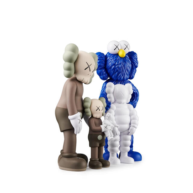 フィギュアKAWS FAMILY BROWN/BLUE/WHITE