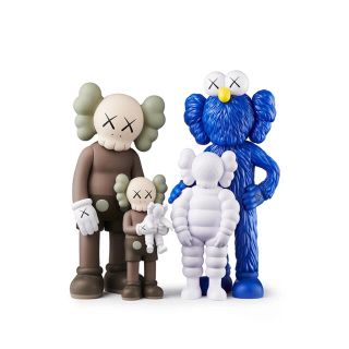 メディコムトイ(MEDICOM TOY)のKAWS FAMILY BROWN/BLUE/WHITE(その他)