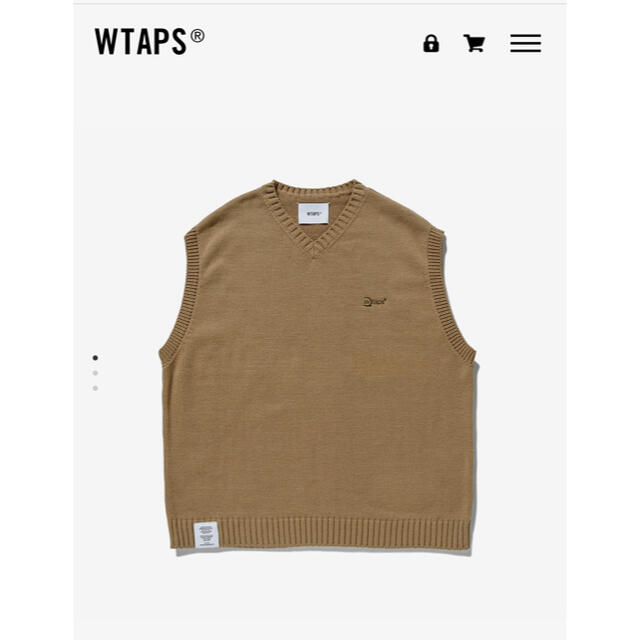 WTAPS DITCH VEST/POLY  L beige