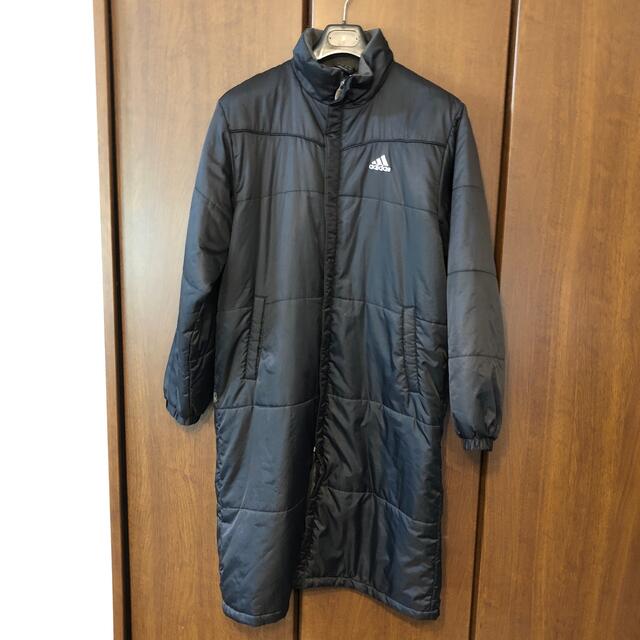 adidas(アディダス)のnaomi様専用💌ベンチコート　adidasブラック　Lサイズ メンズのジャケット/アウター(その他)の商品写真