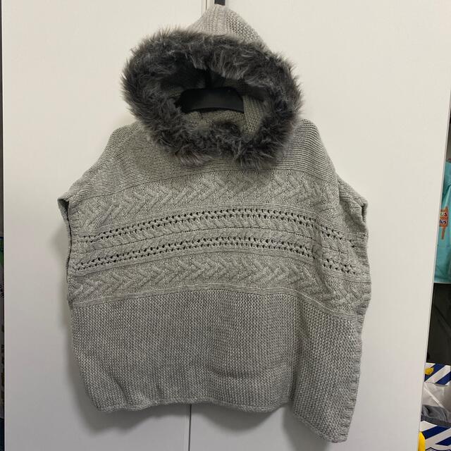 GAP Kids(ギャップキッズ)の新品GAP ポンチョ　110cm xsサイズ キッズ/ベビー/マタニティのキッズ服女の子用(90cm~)(コート)の商品写真